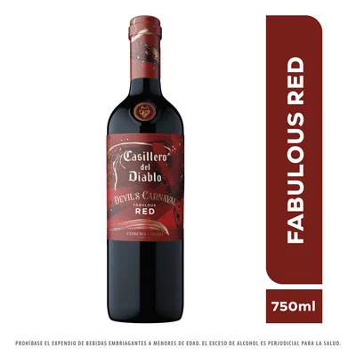 Vino tinto CASILLERO DEL DIABLO fabulous red Blended (750 ml)