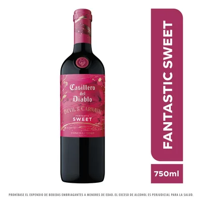 Vino tinto CASILLERO DEL DIABLO fantastic sweet Blended (750 ml)