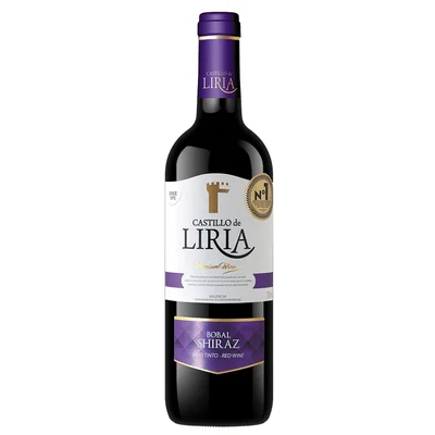 Vino tinto CASTILLO DE LIRIA bobal y shiraz Tempranil (750 ml)