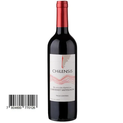 Vino tinto CHILENSIS cabern. sauvignon (750 ml)