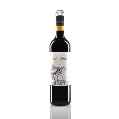 Vino tinto CUATRO RAYAS MARCA EXCLUSIVA orgánico Tempranil (750 ml)