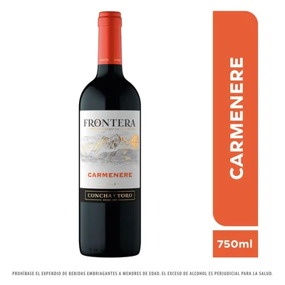 Vino tinto FRONTERA carmenere Carmenere (750 ml)