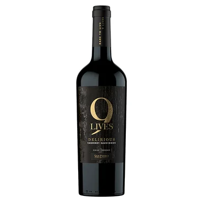 Vino Tinto Gato Negro 9 Lives Reserva Cabernet Sauvignon 750 ml