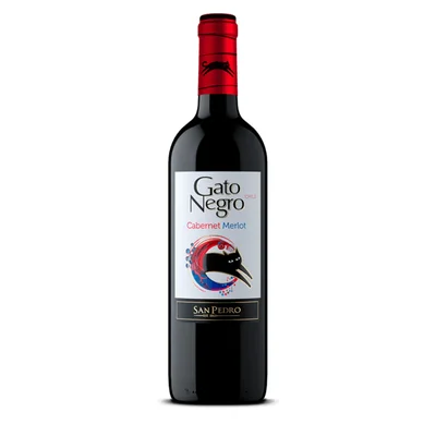 Vino Tinto Gato Negro Varietal Cabernet Merlot 750 ml