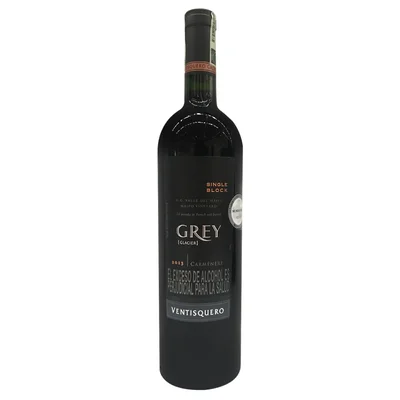Vino tinto Grey carmenere x750ml