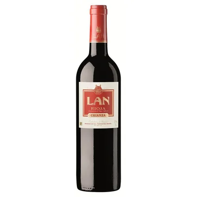 Vino tinto LAN botella crianza Tempranillo (750 ml)