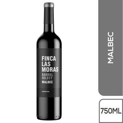 Vino tinto LAS MORAS barrel select (750 ml)