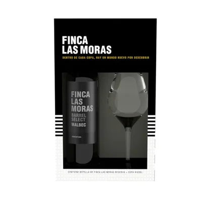 Vino Tinto Las Moras Malbec Barrel Mas Copa Restaurant