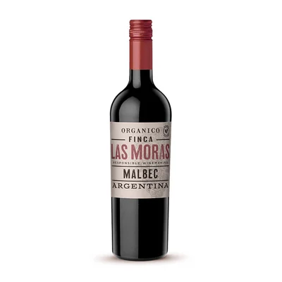 Vino Tinto Las Moras Organico Malbec 750ml