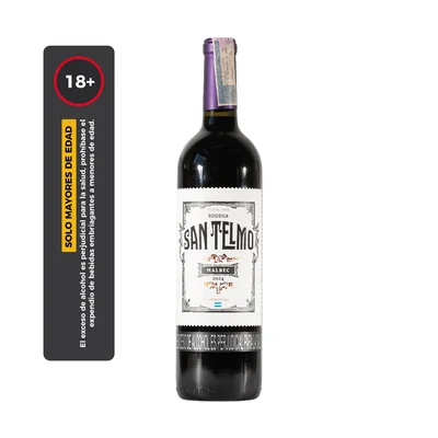 Vino Tinto Malbec San Telmo 750 Ml
