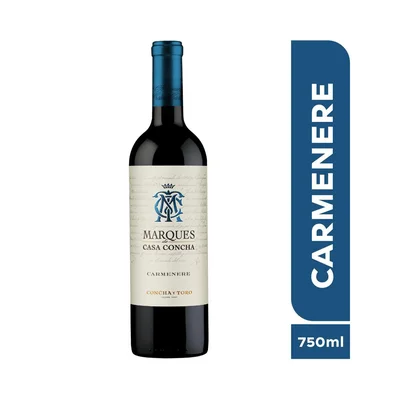Vino tinto MARQUES DE CASA CONCHA carmenere Carmenere (750 ml)