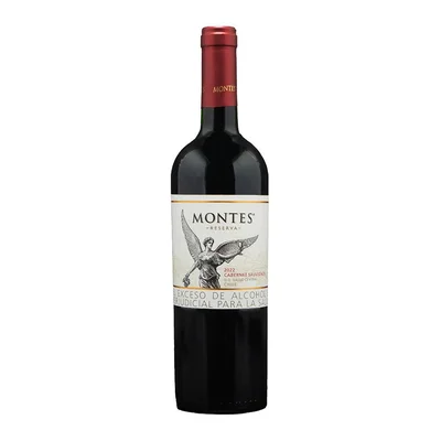 Vino tinto MONTES cabernet sauvig Cabenet S (750 ml)