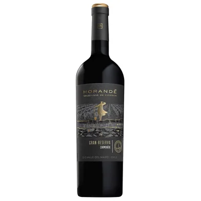 Vino tinto MORANDE gran reserva Carmenere (750 ml)