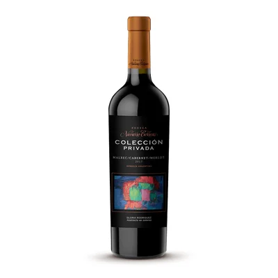 Vino Tinto Navarro Correas Colección Privada Blend Malbec Cabernet Sauvignon Merlot 750 ml