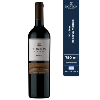 Vino tinto NORTON malbec reserva Malbec (750 ml)