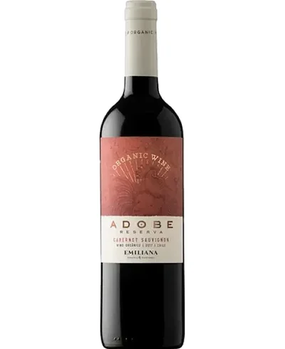 Vino Tinto Organico Adobe Cabernet Sauvignon x 750ml