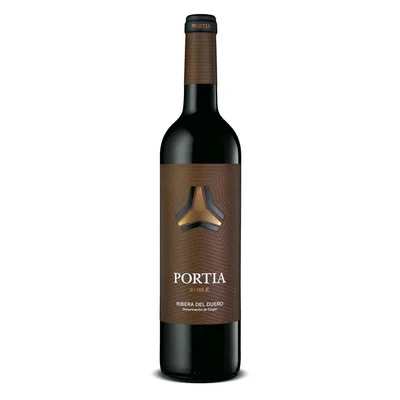 Vino tinto PORTIA roble (750 ml)