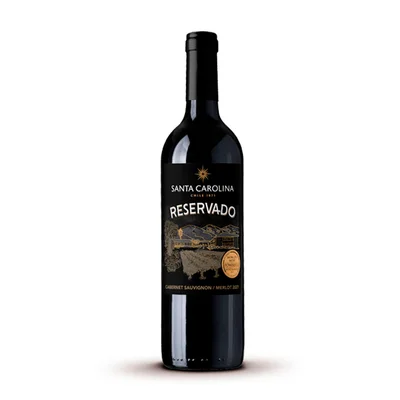 Vino Tinto Santa Carolina Cab.Mer. Rvado. 750 ml