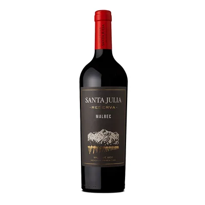 Vino tinto SANTA JULIA MARCA EXCLUSIVA reserva malbec Malbec (750 ml)