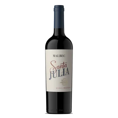 Vino tinto SANTA JULIA MARCA EXCLUSIVA tinto malbec (750 ml)