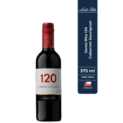 Vino tinto SANTA RITA 120 reserva especial Cabenet S (375 ml)