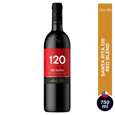 Vino tinto SANTA RITA 120 reserva especial Cabernet Sauvignon (750 ml)