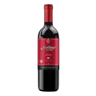 Vino tinto SANTIAGO 1541 cabernet sauvignon Cabenet S (750 ml)