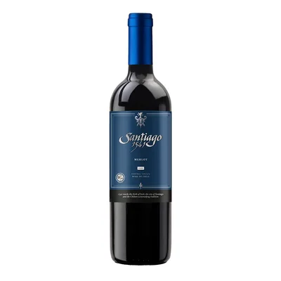 Vino tinto SANTIAGO 1541 merlot Merlot (750 ml)