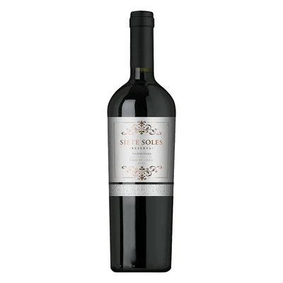 Vino tinto SIETE SOLES carmenere Carmenere (750 ml)