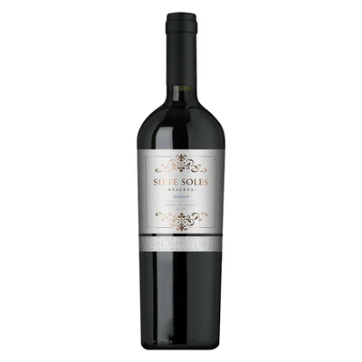 Vino tinto SIETE SOLES merlot Merlot (750 ml)