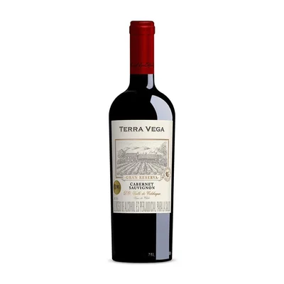 Vino tinto TERRA VEGA cabernet sauvignon Cabernet Sauvignon (750 ml)