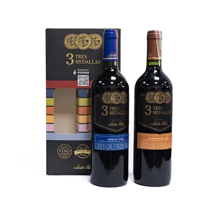 Vino tinto TRES MEDALLAS pack (1500 ml)