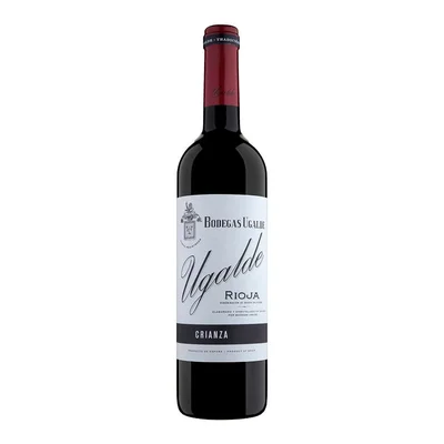 Vino tinto UGALDE crianza Tempranillo (750 ml)