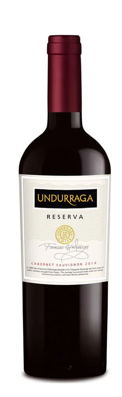 Vino tinto UNDURRAGA reserva cabernet Cabenet S (750 ml)