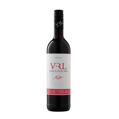 Vino Tinto VRL VAN LOVEREN Suave Equilibrado Merlot (750 ml)