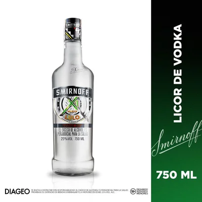 Vodka SMIRNOFF lulo saborizado listo para tomar (750 ml)