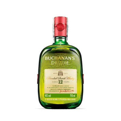 Whisky Buchanans Deluxe Blended 12 Años Escocés 750 ml