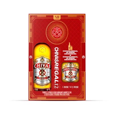 Whisky Chivas 12 Años 700ml + chivas 12 años 200ml