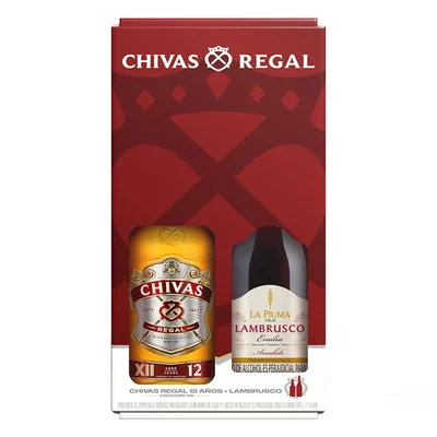 Whisky CHIVAS REGAL 12 años + lambrusco (700 ml)