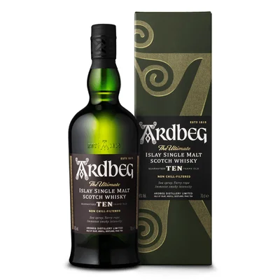 Whisky de Malta Ardbeg 10 Years Old 750 ml