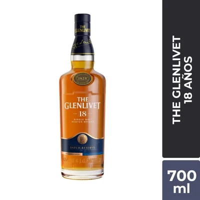 Whisky GLENLIVET single malt 18 Años (700 ml)