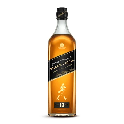 Whisky Johnnie Walker Black Label Blended Litro