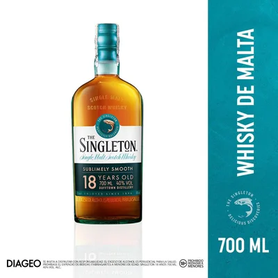 Whisky SINGLETON single malt 18 Años (700 ml)
