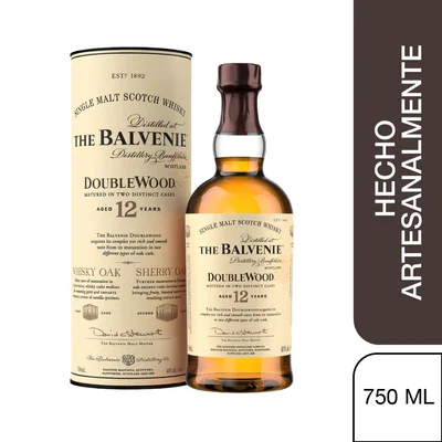 Whisky THE BALVENIE Single Malt Scotch Double Wood 12 años (750 ml)