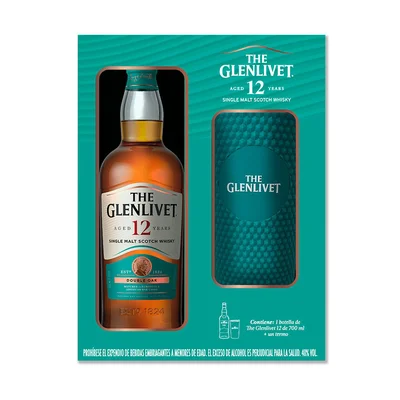 Whisky The Glenlivet 12 Años 700ml + Termo