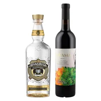 Bebida Espirituosa Chivas Crystalgold 700 ml C/Vino Tinto En Rama 750 ml