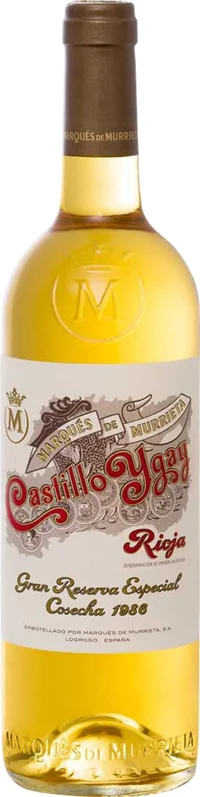 Castillo Ygay Blanco Gran Reserva Especial 1986 -- 3 veces 100 Puntos
