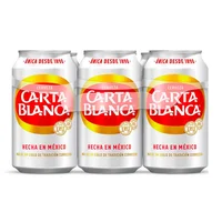Cerveza Clara Carta Blanca 6 Latas 355ml c/u