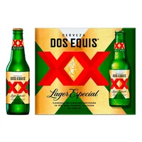 Cerveza Clara Dos Equis Lager 12 Botellas de 355 ml c/u