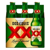 Cerveza Clara Dos Equis Lager 6 Botellas de 355ml c/u